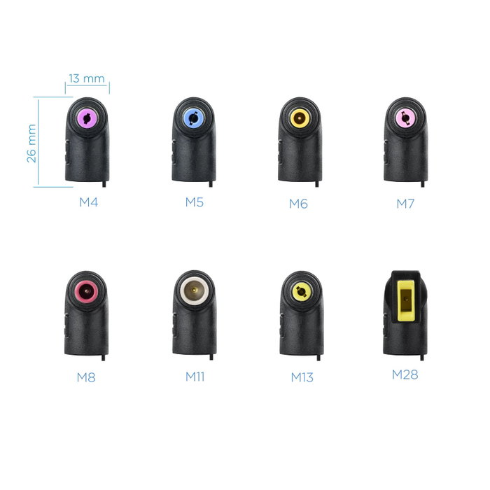 Tooq Cargador Universal 65W con 8 Conectores y USB TQLC-65BS02AT